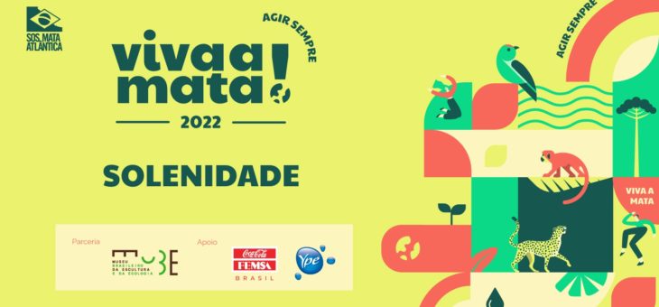 Solenidade Viva a Mata 2022 será realizada On-line nesta noite de quarta-feira 25/05